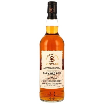 GLEN ORD - 9 Jahre 1st & 2nd Fill Oloroso Sherry Casks Signatory 100 PROOF Editi