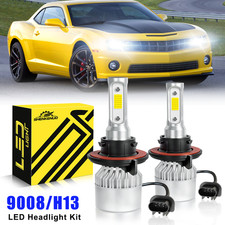 For 2010-2013 Chevy Camaro LT Coupe 2-Door 3.6L LED Headlight High Low Bulbs 2x