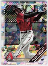 2019 Bowman Chrome Sapphire Kristian Robinson #BDC-20 Diamondbacks