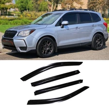 94375 Side Window Wind Vent Deflector,4Pcs outside Mount Style Tape-On Nice Sun