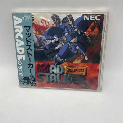 PC Engine MAD STALKER Full Metal Force CD-ROM NEC Japan Import Game