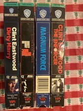 Dirty Harry 4 Vhs Lot Missing Sudden Impact