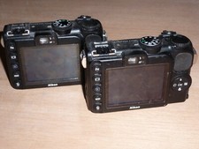 two Nikon coolpix s5100 Digital cameras for parts, Black