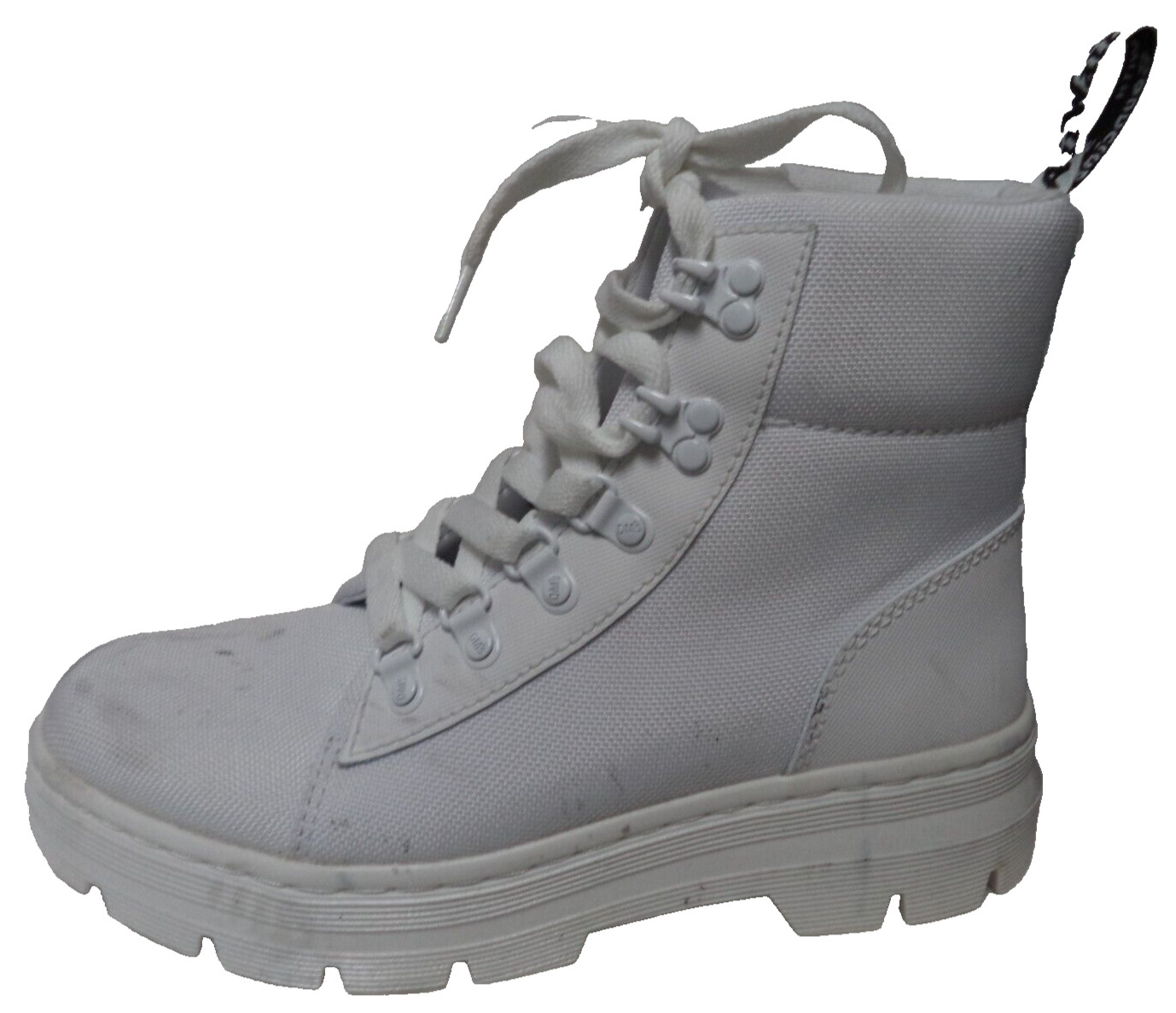 Dr Doc Martens Combs Poly Casual Boots Combat ankle canvas Air Wair Women Size 7 thumbnail 8