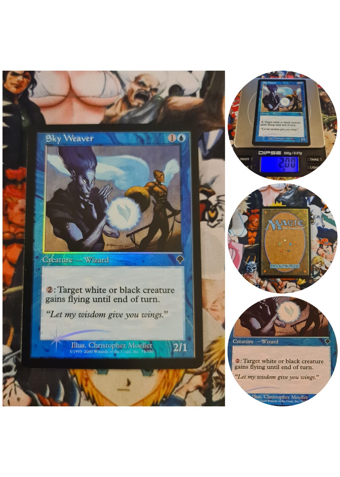 Sky Weaver Eng Foil Nm Uncommon Magic the Gathering Mtg Invasion 2000 74/350