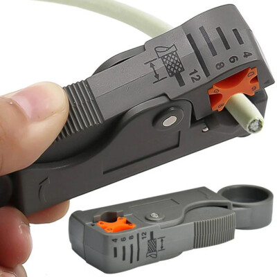 Coaxial Cable Stripper Wire Stripping Network Cable Clipper Wire Rotary Peeling