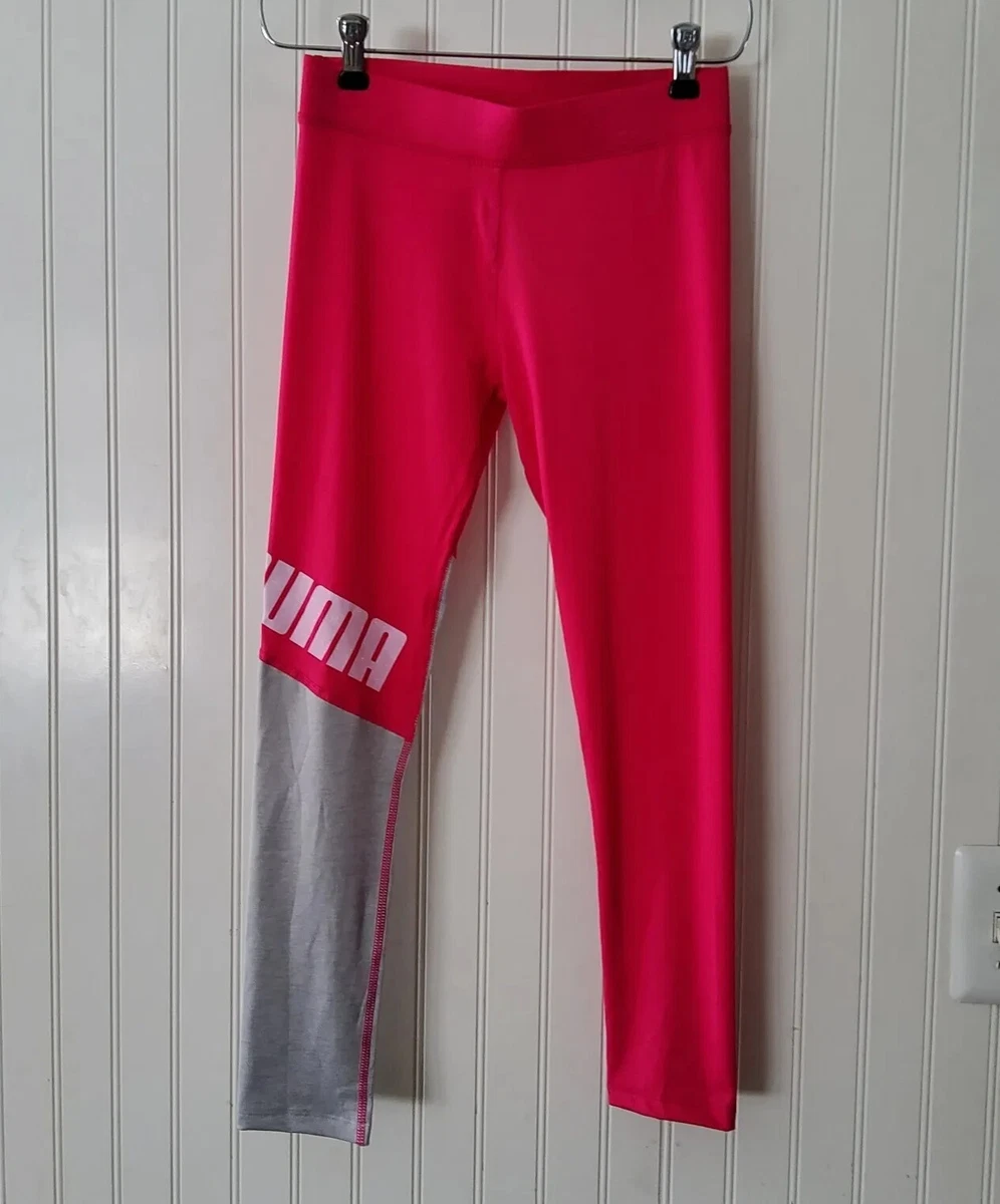 Puma Youth Size L 12-14 Girls Active Wear Athletic Leggings