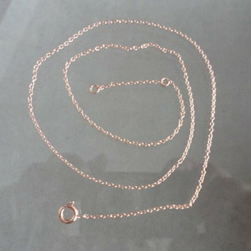 Kette Halskette Ankerkette Collier 45 cm Sterling Silber 925/- rosé vergoldet - Bild 2 von 4
