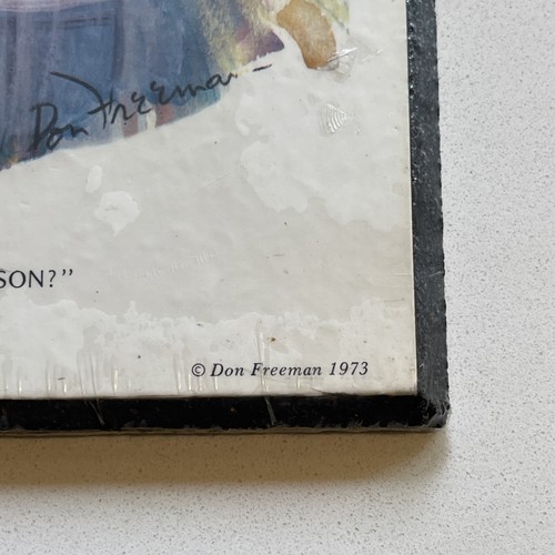 Don Freeman Poster Illustraion Kunstdruck auf Karton 70er Jahre Künstler Humor religiös - Bild 5 von 9