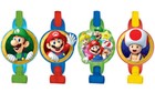 Super Mario Party Blowouts 8pk Party Horns - Super Mario Party Supplies