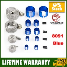 Dress-up Radiator Hose Sleeving Stainless Steel Braided Hose Cover Kit Universal Dress-up Radiator Hose Sleeving Stainless Steel Braided Hose Cover Kit Universal