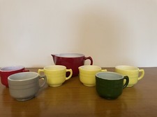 Hazel Atlas Sierra Little Hostess Moderntone Child 7 Pc Set