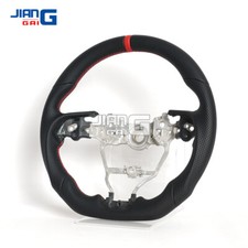 Full Leather Sport Steering Wheel Fit Toyota Camry Corlla Rav4 2018-2023