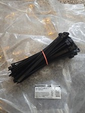 100 Black 8" Inch Nylon Heavy Duty Cable Wire Wrap Zip Ties 120 LBS USA 120lb
