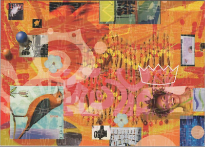 Todd Oldham Designer Art Bird Enjoy Today Promo postcard RC