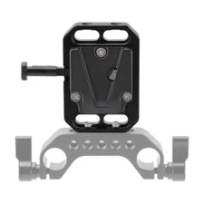 Aluminum Alloy V Lock Mounting Plate with Quick Release Designing Black