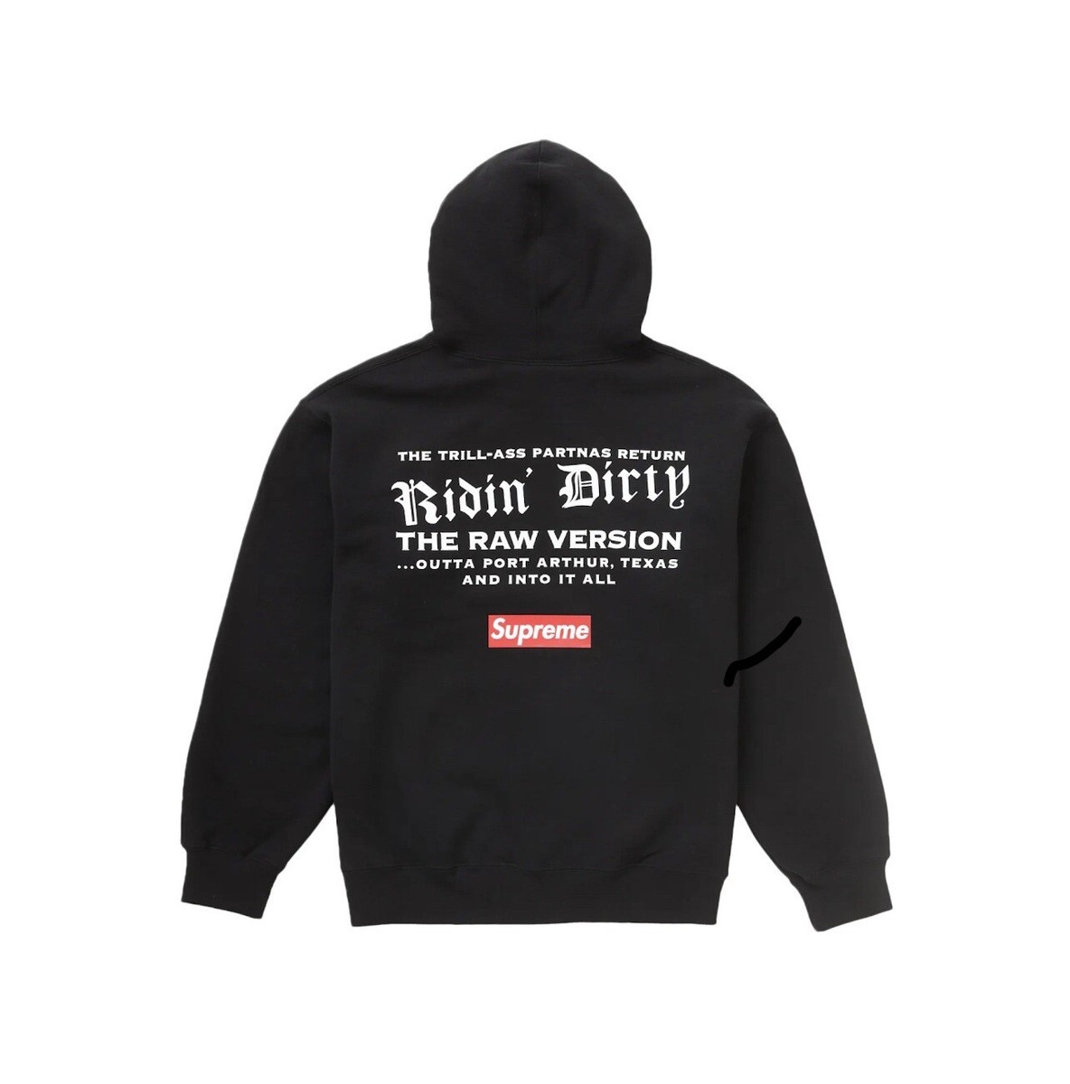 Supreme UGK Hooded Sweatshirt Black Size: Large | eBay