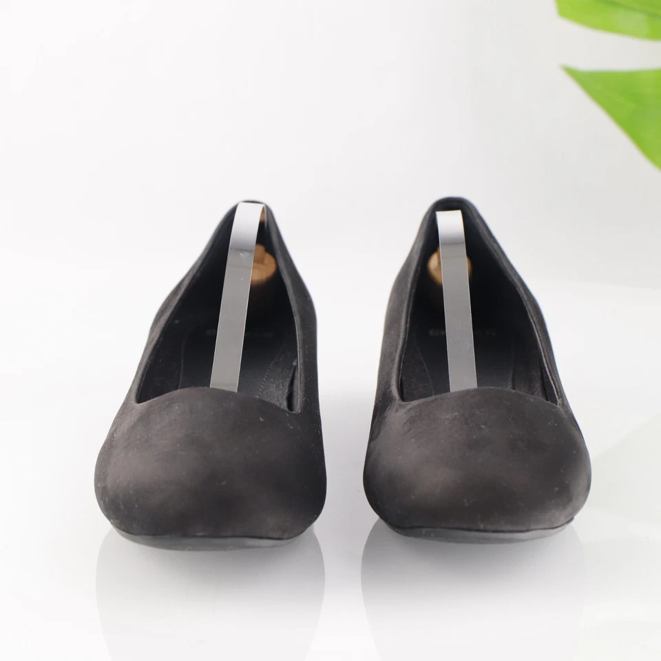 Zapato informal Camper para mujer Sinuosa Pump talla 40 9 negro nobuck tacón de cuña bajo Foto 2 de 4