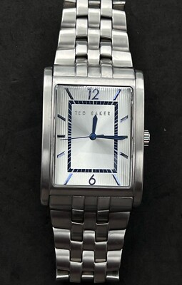 TED BAKER Men's 48mm Analog Quartz Watch Stainless Steel