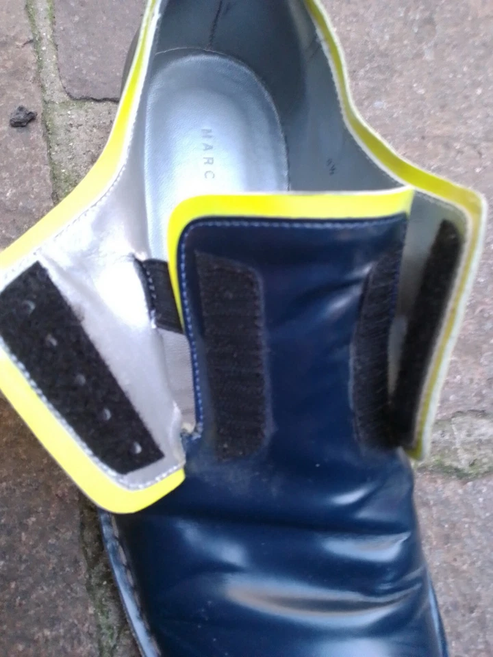 Scarpe Uomo Marc Jacobs 41 Pelle Blu - Imagen 4 de 4