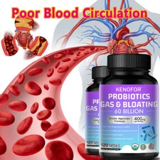60Billion CFU Probiotics Capsules-Support Cardiovascular,Encourage Healthy Aging