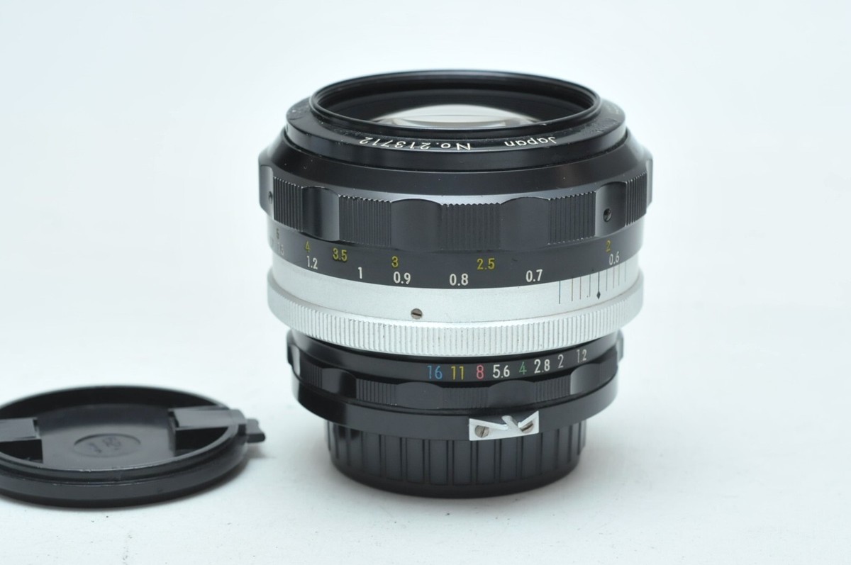 Nikon MF NIKKOR S Nippon 55mm f/1.2 Lens Made in Japan 213712 | eBay