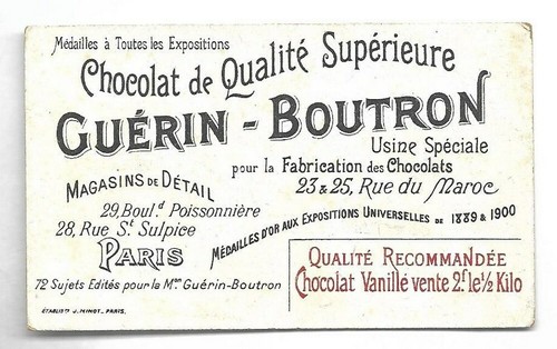 Indes - La Porte de Lucknow - - Chromo Guérin-Boutron - Trade card - Picture 2 of 2