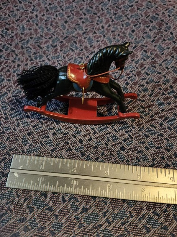 Hallmark Keepsake Rocking Horse Series Ornament 1982 in Box