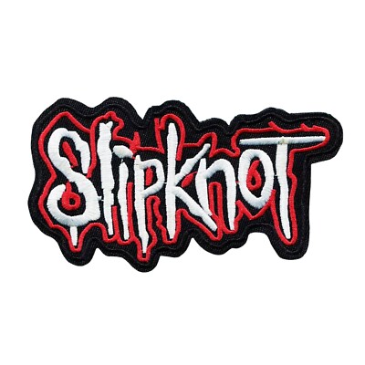 Slipknot Band Logo Embroidered Iron-On Patch - Heavy Metal Badge