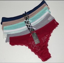 6 Pieces Set women  s Thong V String Panties Underwear. Size Xlarge. NWT