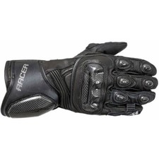 Racer High Per Motorcycle Gloves Leather Kangaroo Mens Black