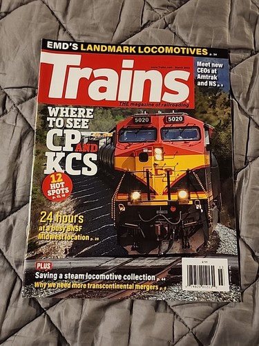 Trains Magazines - Lot Of 4 - November 22, October 22, March 22, May 22 - Picture 3 of 6
