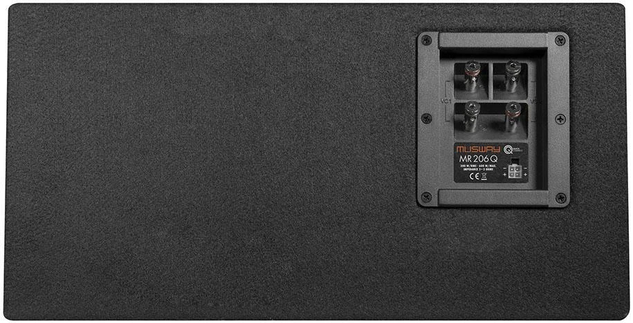 B-Ware MUSWAY MR206Q Dual Bassreflex Subwoofer Bassreflexbox 2 x 16,5 cm (6.5“ - Bild 4 von 4