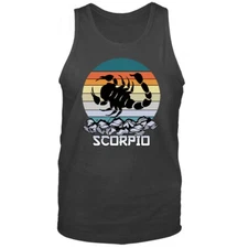 Scorpio Zodiac Sign Horoscope Astrological Graphic Tank Top