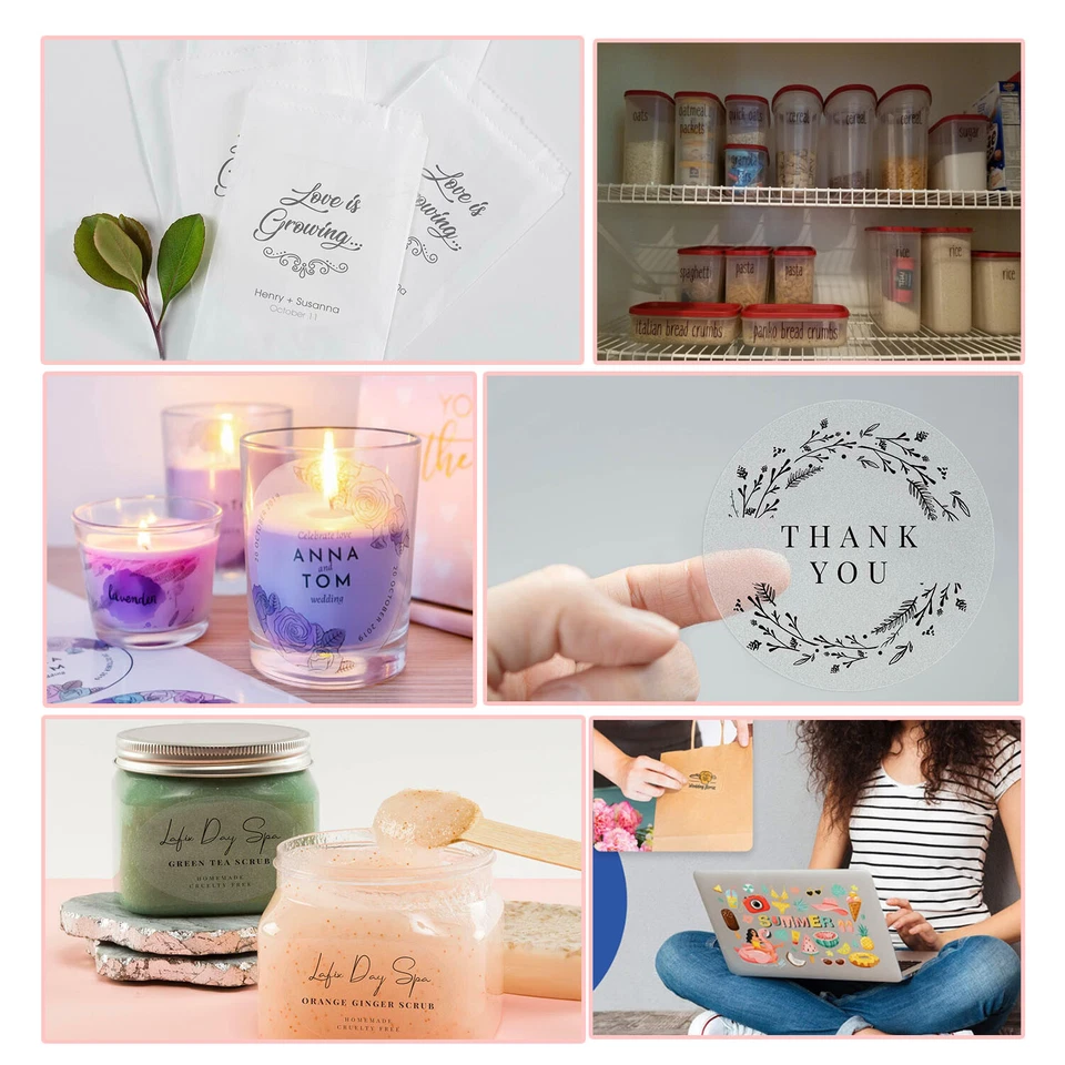 Lot 15-50-150 Pk Koala Clear Sticker Paper Inkjet Printable Vinyl Sticker Paper - Image 4 of 4