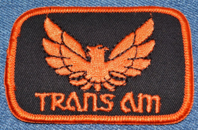 Original NOS Vintage 80s TRANS AM 3'' Patch Pontiac Bandit Muscle Car Retro Nice