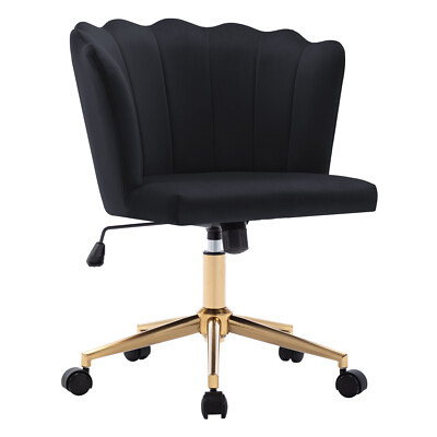 Duhome Home Office Chair Task Chair with Wheels Velvet Swivel Chair 1 Pcs