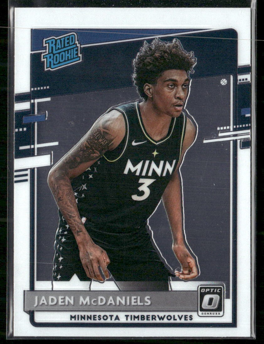 2020-21 Panini Donruss Optic - Rated Rookie #178 Jaden McDaniels (RC)