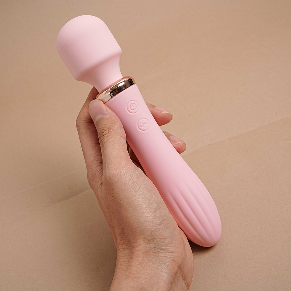Famale Heating Double Heads Vibrator Women's Masturbation Toys Massage Stick US