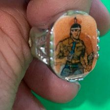 1966 Vari-Vue Captain Action TONTO Flicker Ring (Lone Ranger)