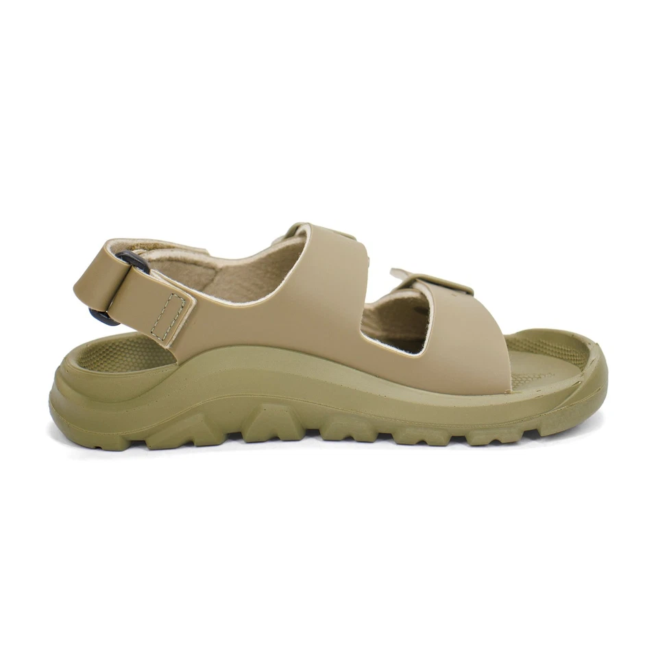 Little Kids Birkenstock Sandals Mogami Green Boys Adjustable Closure Sandals - Image 3 of 4