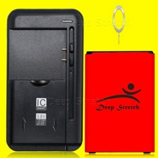 Upgraded 5480mAh Excellent Li ion Battery Charger Pin for LG Tribute 5,MS330 US