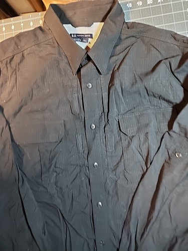 5.11 Tactical Series Langarm Button Down Hemd XXXL schwarz - Bild 3 von 13