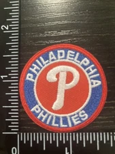 Small PHILIDELPHIA PHILLIES MLB BASEBALL EMBROIDERED IRON ON PATCH