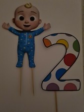 Jj Cocomelon And Number Cake Toppers