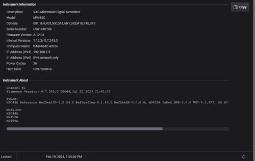 M9484C 14GHz VXG (new model) Vector signal generator, Loaded, Keysight Warranty - Picture 6 of 23
