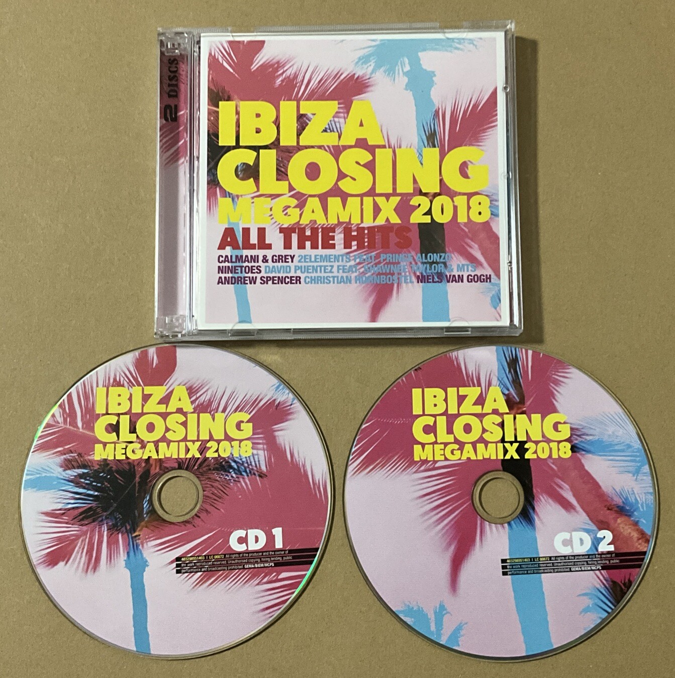Ibiza Closing Megamix 2018 2x CD - 100x Tracks Dance House Summer Club Anthems