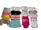 Baby Girls Clothing Bundle 0-3 Months Carters & Gerber Cotton Blend 16 Pc Summer