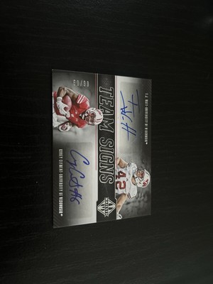 2017 Panini Majestic - Team Signs Dual Signatures T.J. Watt, Corey Clement