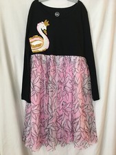 NWT Wonder Nation Swan Sequin Long Sleeve Tulle Dress Girls Many sizes